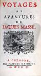 Voyages et aventures de Jaques Massé - Title page